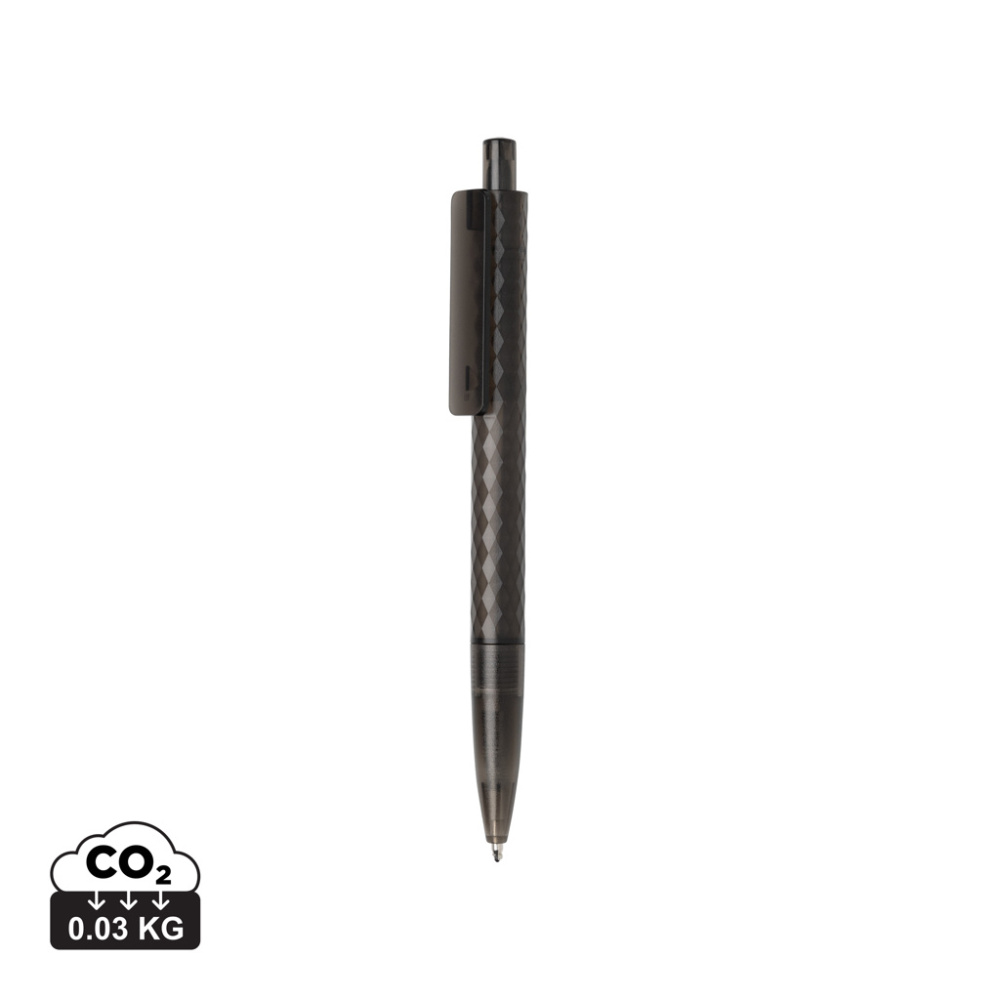 Logo trade promotional gifts image of: X3 GRS recycled PC plastic pen frosted