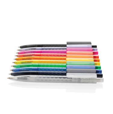 Logo trade promotional items picture of: X3 GRS recycled PC plastic pen frosted