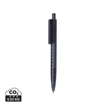 Logo trade promotional giveaways image of: X3 GRS recycled PC plastic pen frosted