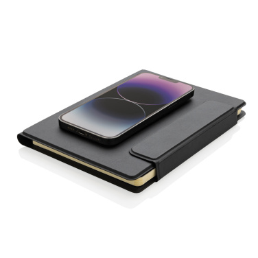 Logotrade promotional items photo of: Stuart RCS certified RPU magnetic A5 portfolio