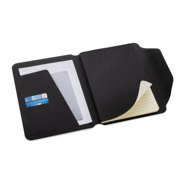 Logotrade business gift image of: Teri AWARE™ RPET and walnut A5 portfolio