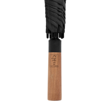 Logotrade advertising products photo of: Tony  Aware™ RPET 30 inch acacia auto open umbrella