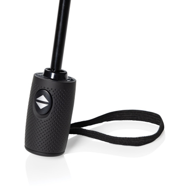Logo trade promotional products image of: Swiss Peak Vito Aware™ RPET 21 inch auto open/close umbrella