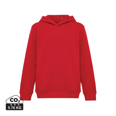 Logotrade promotional item picture of: Iqoniq Yengo kids recycled cotton hoodie with sidepockets
