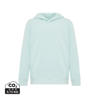 Logotrade corporate gift image of: Iqoniq Yengo kids recycled cotton hoodie with sidepockets