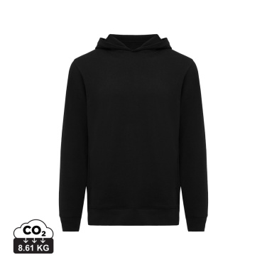 Logo trade promotional giveaways picture of: Iqoniq Yengo recycled cotton hoodie with sidepockets