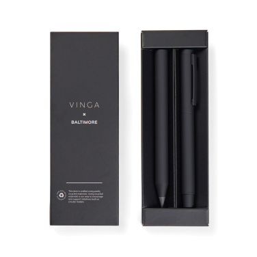 Logotrade promotional gifts photo of: VINGA Baltimore RCS pen set