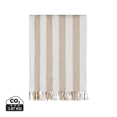 Logo trade promotional merchandise image of: VINGA Ornos GRS recycled cotton hammam towel