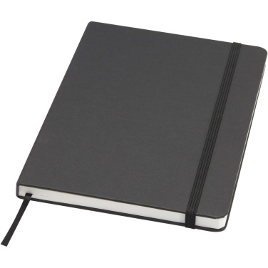 Logo trade promotional gift photo of: Holm A5 stone paper hard cover notebook with lined pages