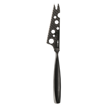 Logotrade promotional item image of: BOSKA Cheese Knife Set Monaco+ Black