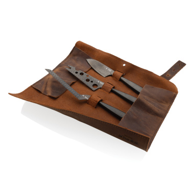 Logo trade advertising products image of: BOSKA Cheese Knife Set Monaco+ Black