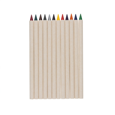 Logo trade business gifts image of: Micki GRS infinity 12pc coloring pencil set