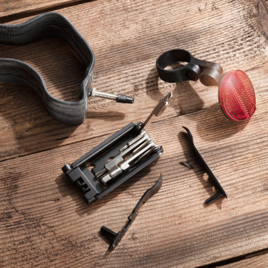 Logotrade promotional giveaway picture of: Set of bike tools MERAPI Schwarzwolf