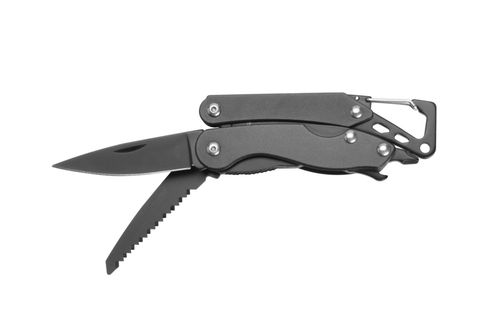 Logo trade corporate gifts image of: Multitool AWU Schwarzwolf