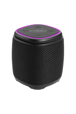 Logo trade promotional items picture of: Bluetooth speaker HERMON Schwarzwolf
