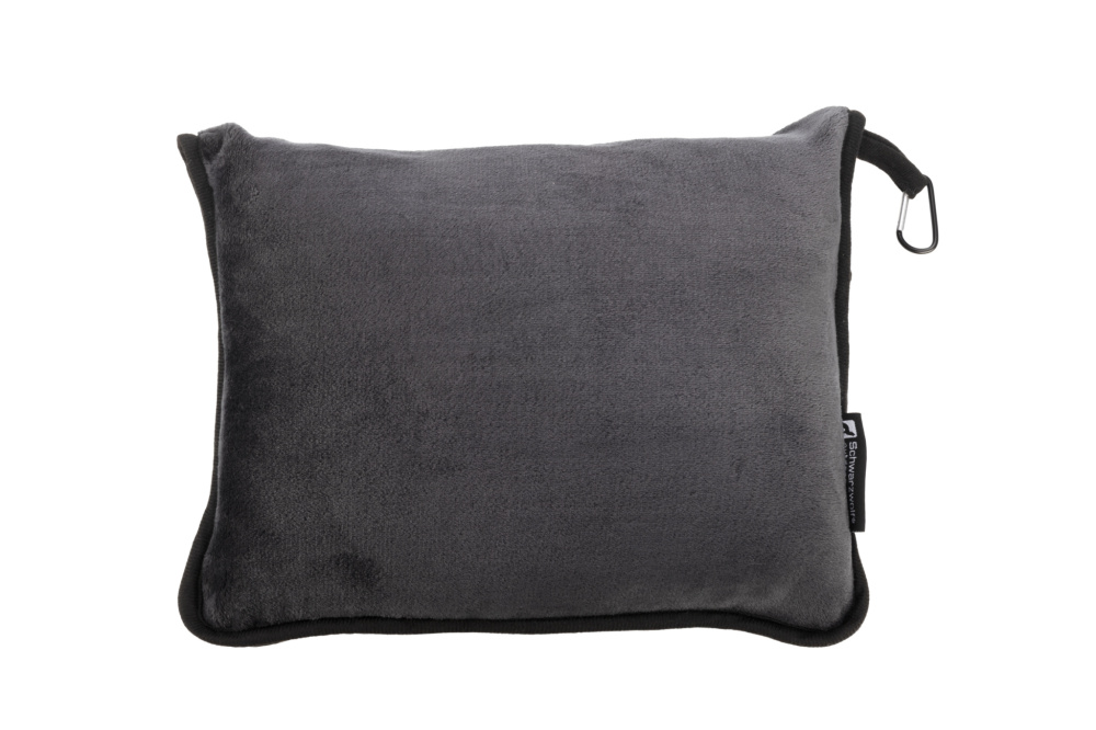 Logo trade promotional product photo of: Blanket and pillow 2 in 1 AMIATA Schwarzwolf