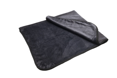 Logo trade advertising products picture of: Blanket and pillow 2 in 1 AMIATA Schwarzwolf