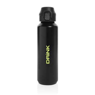 Logotrade promotional item image of: Via RCS Re-steel lockable sport bottle 600ML