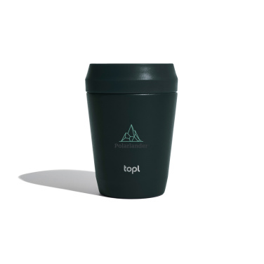 Logo trade business gift photo of: Topl Recycled Steel To Go Tumbler Patented 360 Lid 235ml