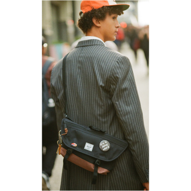 Logo trade promotional merchandise picture of: Herschel Cove recycled messenger bag 22.5L