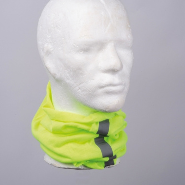 Logo trade promotional merchandise picture of: Scarf with reflective stripes Treviso