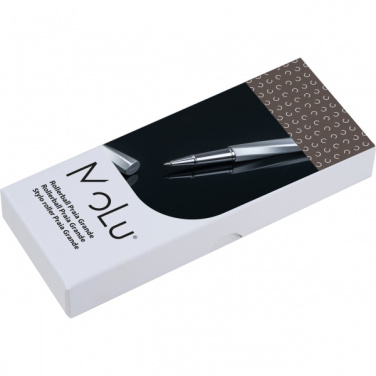 Logo trade promotional gifts image of: MoLu brass rollerball Praia Grande