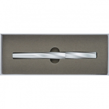 Logo trade promotional merchandise photo of: MoLu brass rollerball Praia Grande