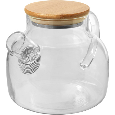Logotrade promotional products photo of: Zen tea pot with strainer and bamboo lid