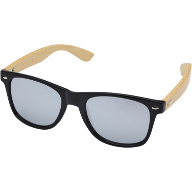 Logo trade promotional merchandise image of: Hue sunglasses with bamboo temples