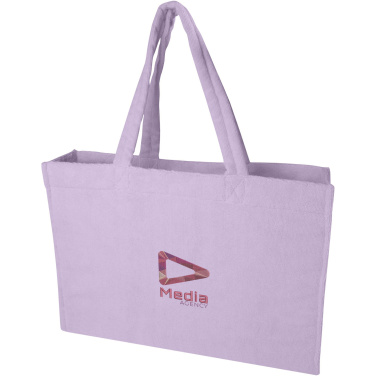 Logo trade promotional gifts picture of: Siam GRS recycled terry beach tote bag 13L