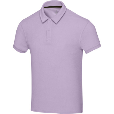 Logo trade promotional merchandise image of: Akoya recycled terry unisex polo