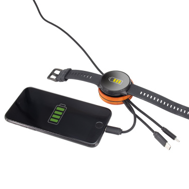 Logo trade advertising products picture of: Big cable 4in1 with illuminated logo - i5w