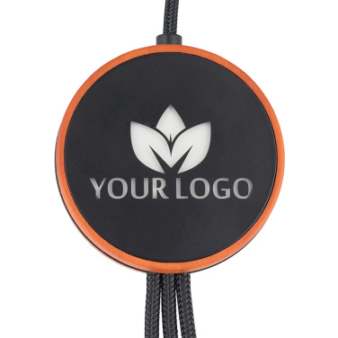 Logotrade advertising products photo of: Big cable 4in1 with illuminated logo - i5w