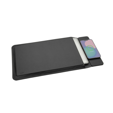 Logo trade corporate gifts image of: Swiss Peak 15W magnetic charging laptop sleeve 14-15,6"