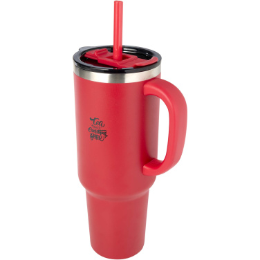 Logo trade promotional giveaways image of: Sydney 1200 ml copper vacuum insulated tumbler with straw