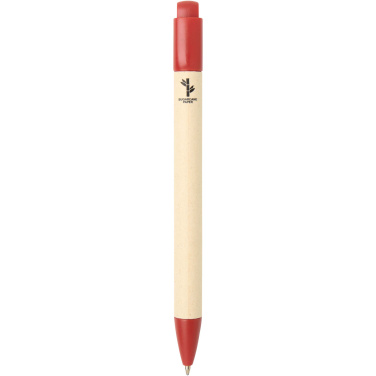 Logotrade promotional giveaway picture of: Liliana sugarcane paper ballpoint pen (blue ink)