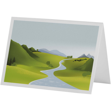 Logo trade promotional item photo of: Herald A6 greeting card