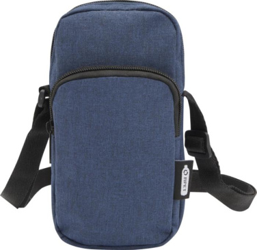 Logo trade promotional gift photo of: Ross GRS recycled phone pouch
