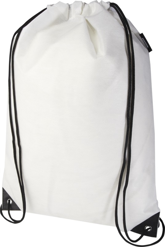 Logotrade promotional item image of: Evergreen GRS recycled non-woven drawstring bag 5L