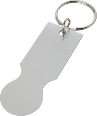 Logo trade corporate gift photo of: Rhea shopping cart keyring