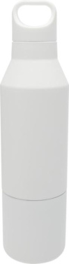 Logotrade promotional product image of: Odessy 600 ml RCS certified recycled stainless steel insulated bottle with 300 ml cup