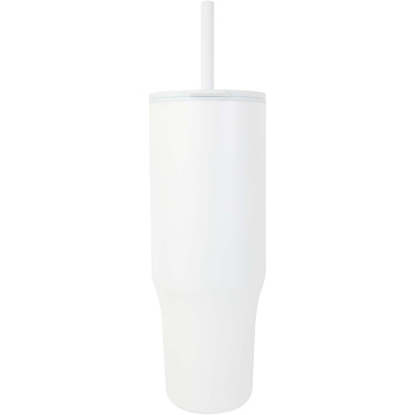 Logo trade promotional product photo of: Brady 900 ml RCS certified insulated tumbler with silicone straw
