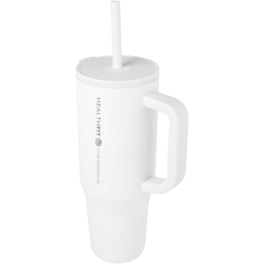Logo trade promotional products picture of: Brady 900 ml RCS certified insulated tumbler with silicone straw