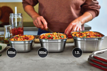 Logo trade promotional product photo of: Black+Blum Mealprep Box 3pcs Set Small, Medium, Large