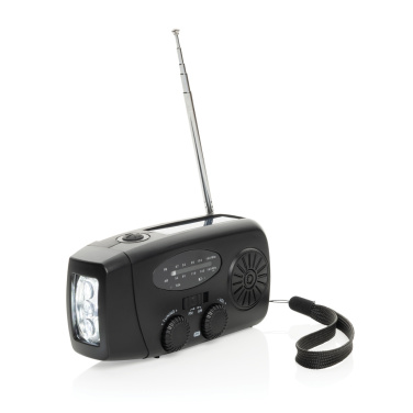 Logo trade promotional items image of: RescueWave RCS recycled plastic emergency radio