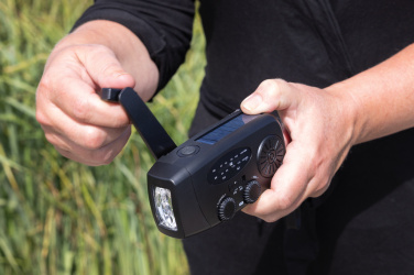 Logo trade corporate gift photo of: RescueWave RCS recycled plastic emergency radio