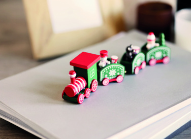 Logotrade promotional product picture of: Wooden Christmas train