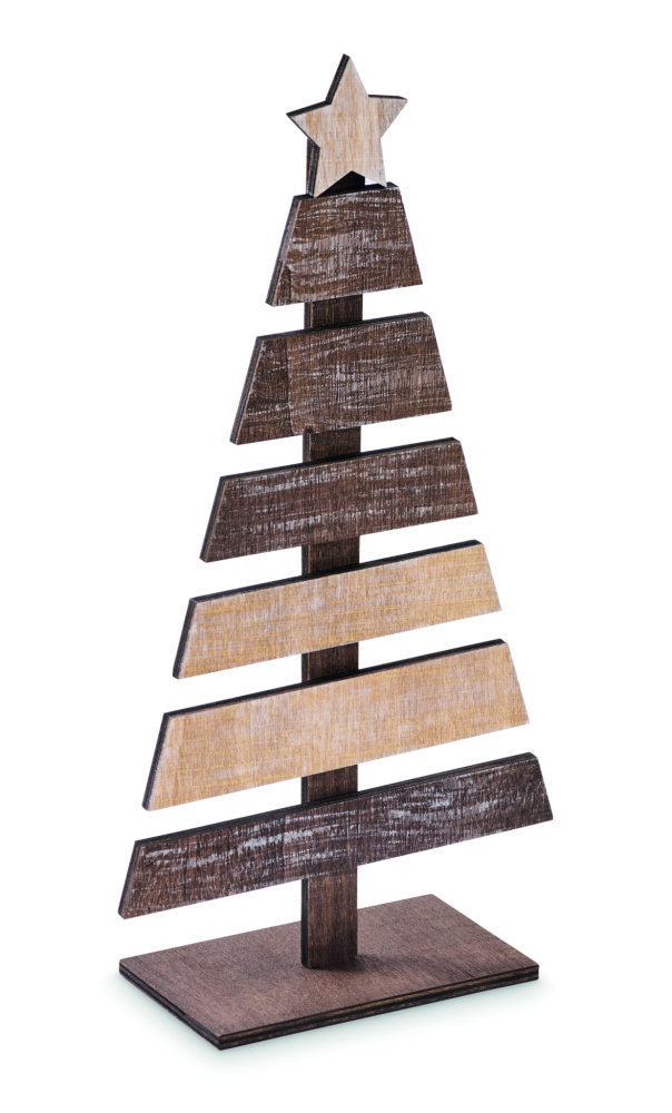 Logo trade promotional products image of: Wooden Christmas tree