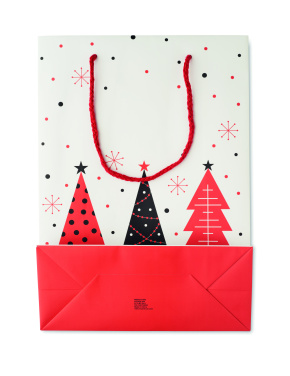 Logo trade business gifts image of: Gift paper bag large