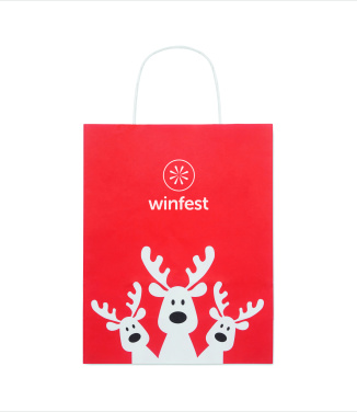 Logo trade business gift photo of: Gift paper bag small